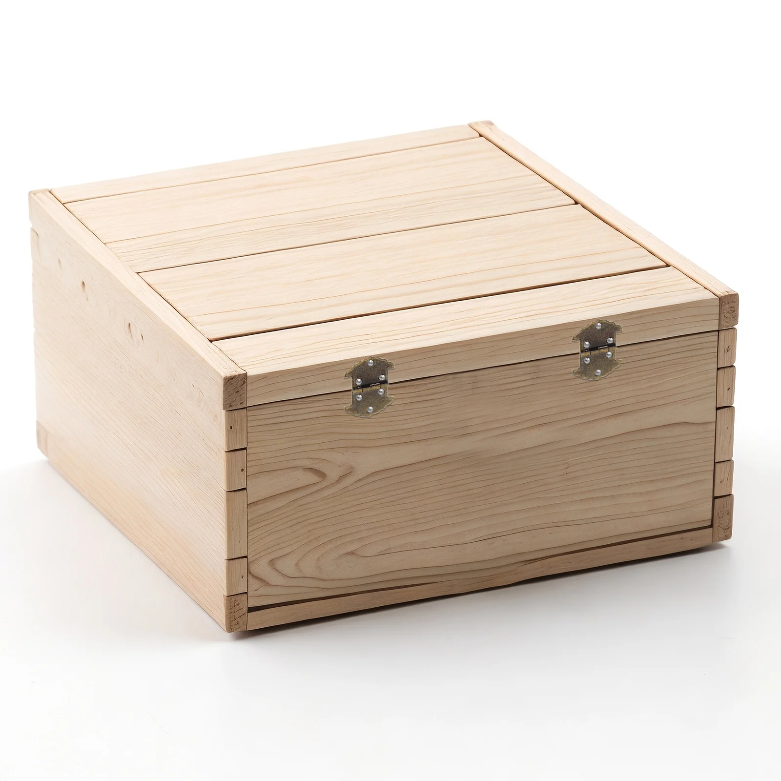 1 Set Cerniere Scatole di legno Confezione da 2 Cerniere piccole per progetti artigianali Sostituzione cerniera decorativa durevole in stile vintage per gioielli