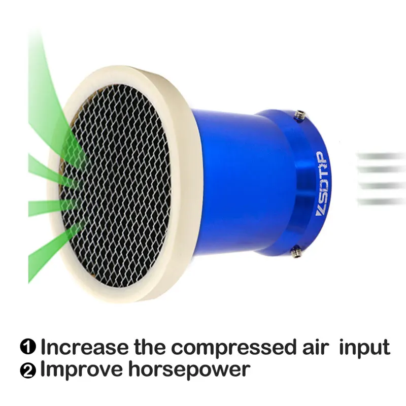 ZSDTRP 50/55mm Carburetor Air Filter Wind Horn Cup Velocity Stacks For Keihin PWK TM Mikuini Carburetor