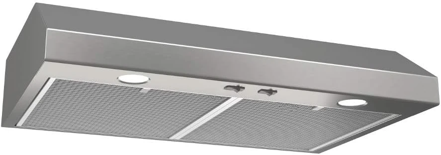 42-inch Under-Cabinet 4-Way Convertible Range Hood with 2-Speed Exhaust Fan and Light