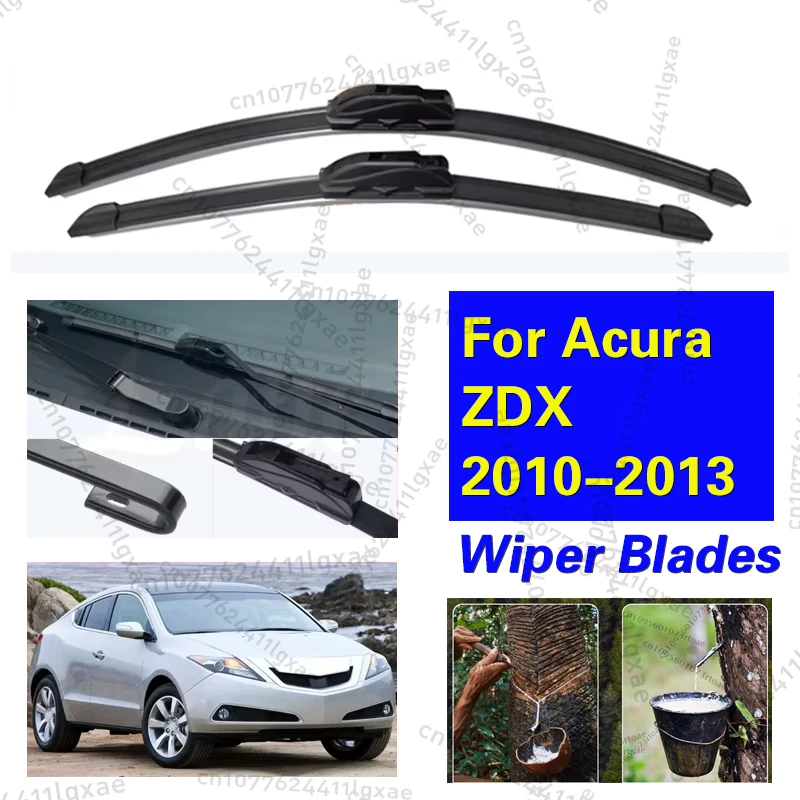 

2pcs For Acura ZDX 2010-2013 Front Windshield Wiper Blades Windscreen Window Accessories 2010 2011 2012 2013 26"+19"