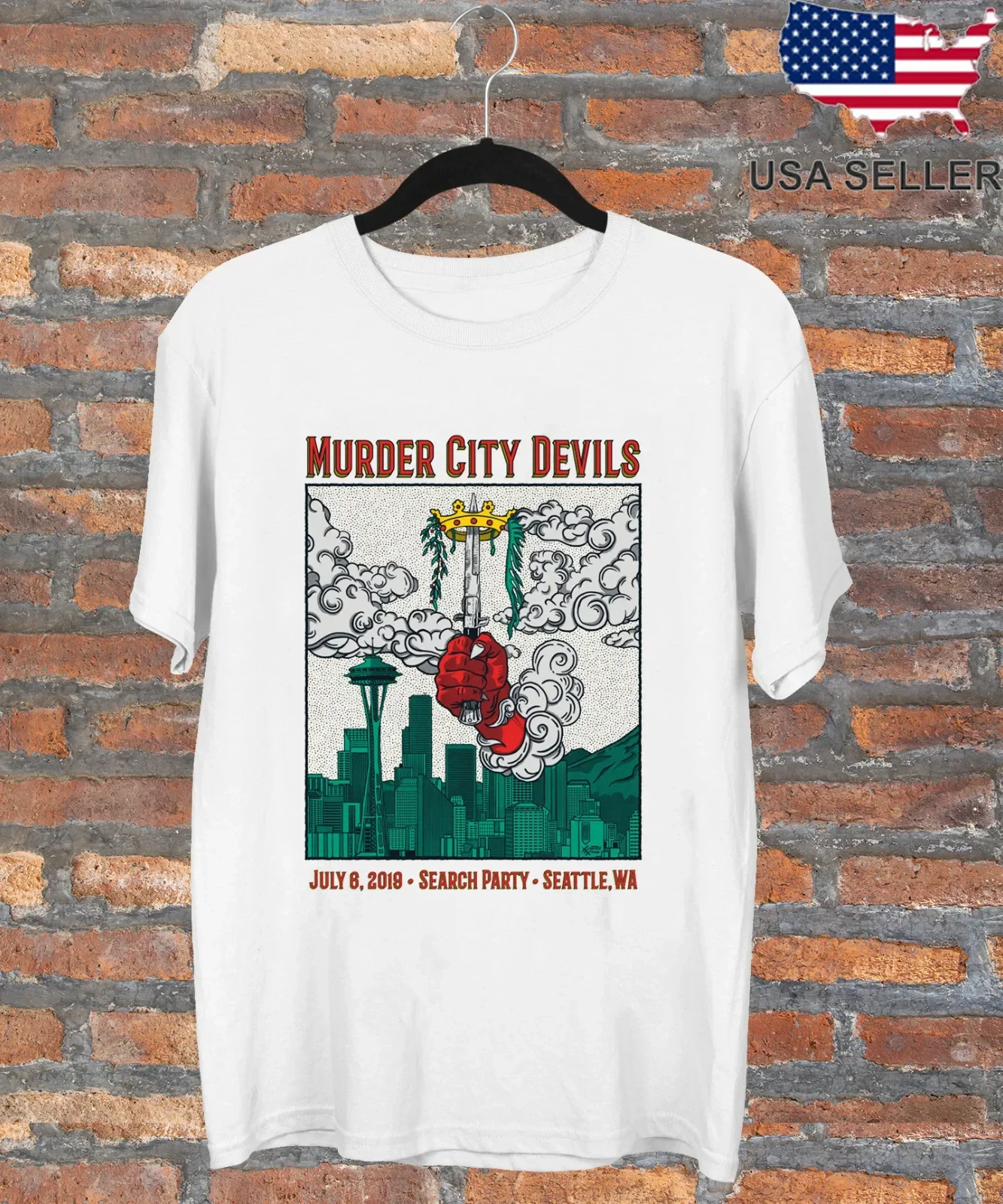 Murder City Devils Band Search Party T Shirt Full Size S-5XL FH145
