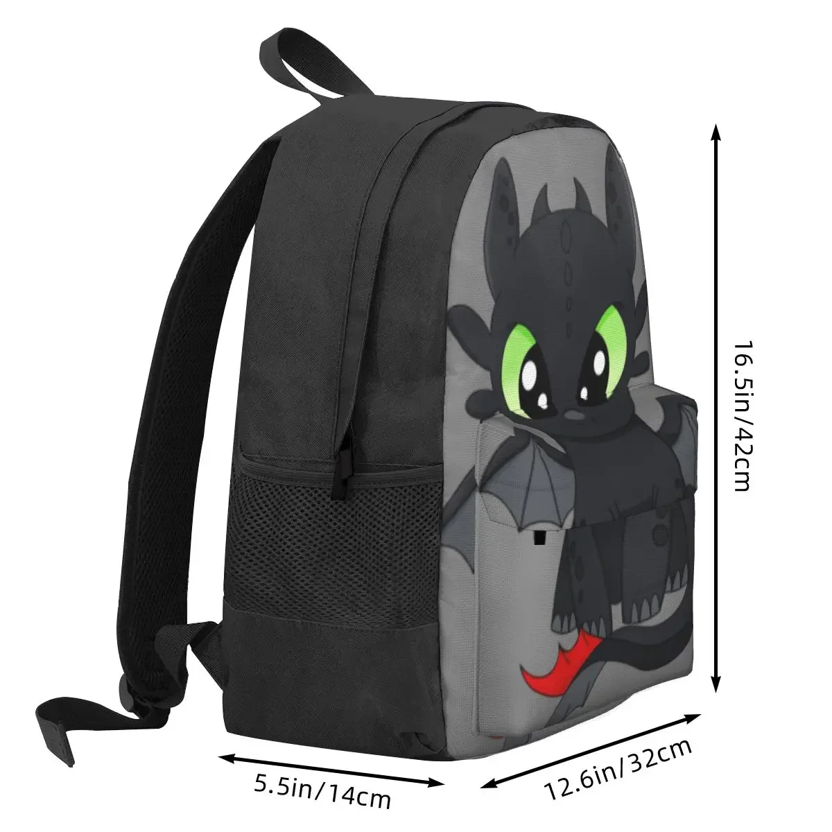 Baby Dragon Kids, Toothless, Dragon Night Fury, How To Train Dragon Backpacks Bookbag School Bags Rucksack Travel Shoulder Bag