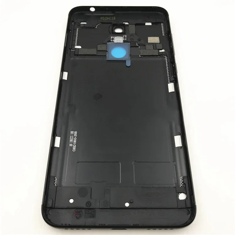 For Xiaomi Redmi 5 Plus Back Battery Cover Door Housing + Side Buttons + Camera Flash Lens Replacement