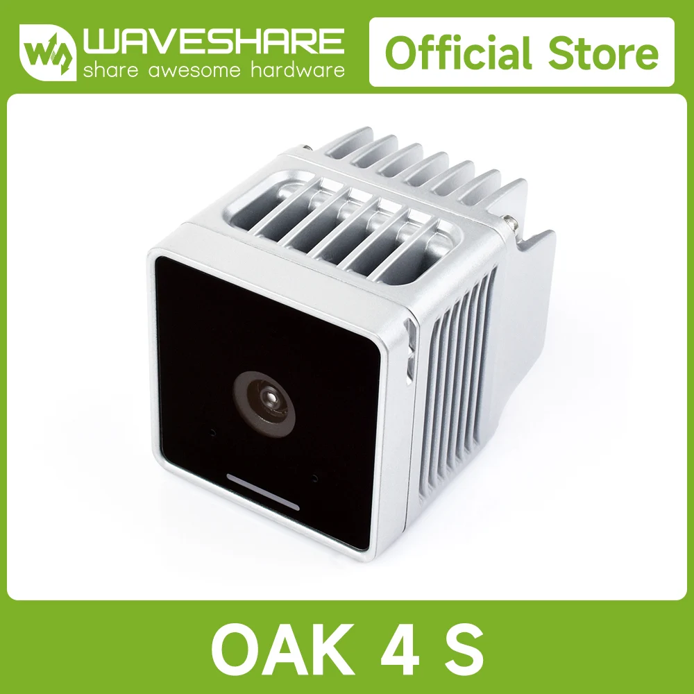 

OAK 4 S 48MP Edge AI Inference Camera, Provides 48 TOPS (INT8) And 12 TOPS (FP16) Of Edge AI Computing Power