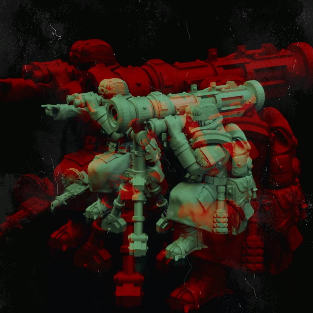 1/35 resin unpainted model kit, Valhalla Ice Warrior mortar unassembled and unpainted GK, 1419R