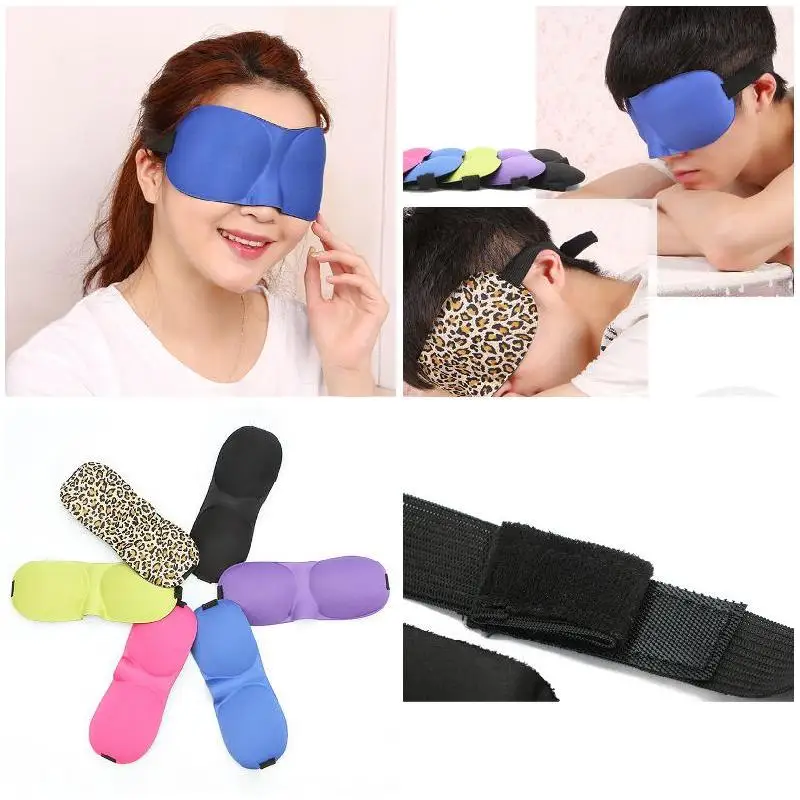 Sleep Blackout Goggles 3D Eye-Patch Fatigue Mitigation Breathable Cool Goggles