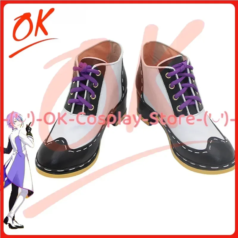 [Customized] Kamishiro Rui Cosplay Shoes Game Project Sekai Anime Roleplay Props Halloween Carnival Party PU Leather Boots