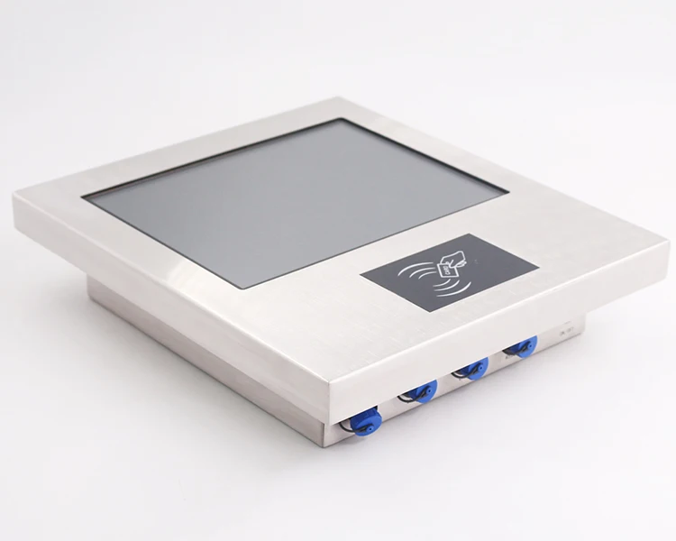 Caixa de aço inoxidável da tela de toque 10,4 polegadas Ip67 impermeável tela de toque do PC do painel da indústria