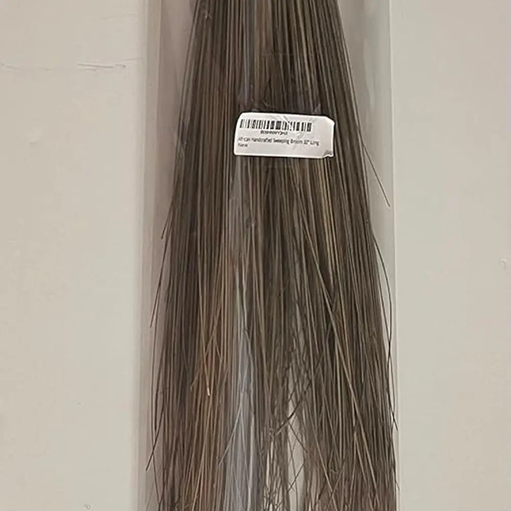 Set of 2 African-Made 32 Handcrafted Broomsticks for Sweeping