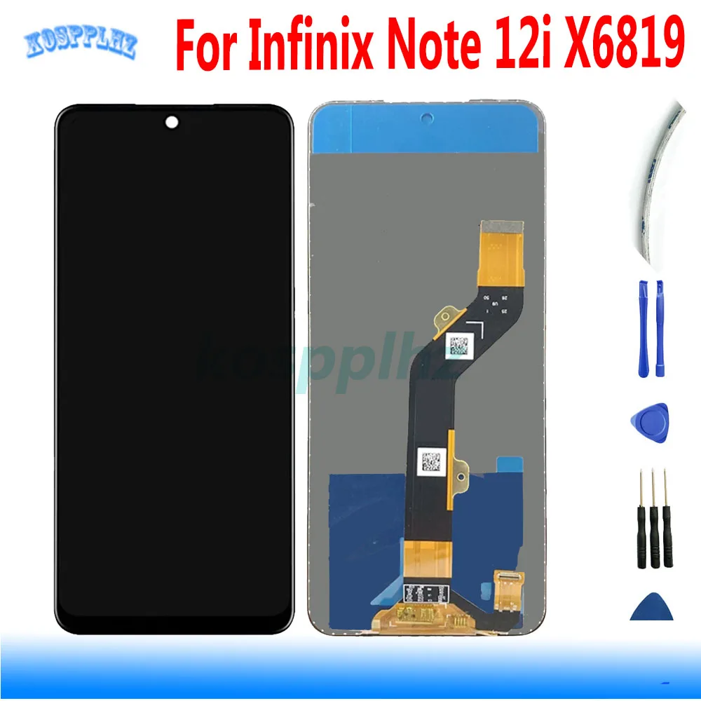 

6.82" For Infinix Note 12i X6819 LCD Display Touch Screen Digitizer Assembly Replacement For Infinix X6819 LCD Repair Parts