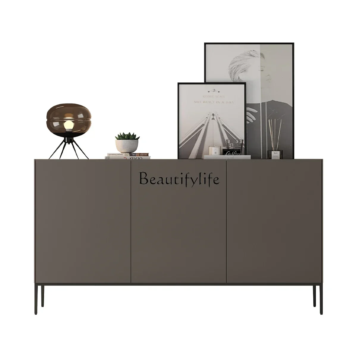 

FG26Minimalist large-sized shoe cabinet Modern style home light luxury entrance Nordic simple side cabinet