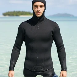 Wetsuit jacket ,Vest Pant ,3mm Neoprene Men's Diving Suit Split Scuba Spearfishing Surfing for cold water Swimsuit