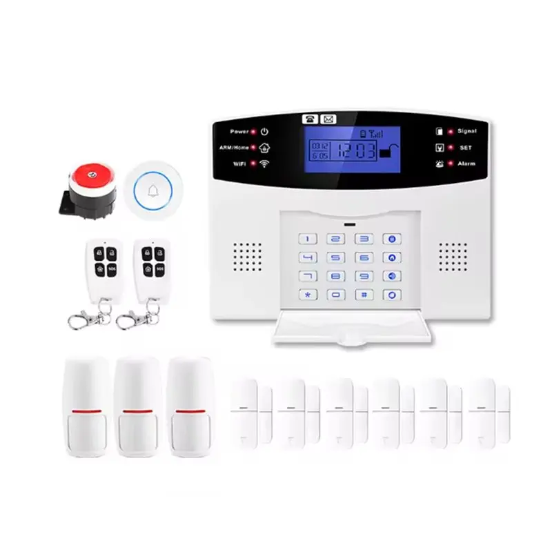EVENTS DAY Smart Life App Compatible Tuya Smart 4G+ Wifi Home Security Alarm System Comprehensive Protection Solution