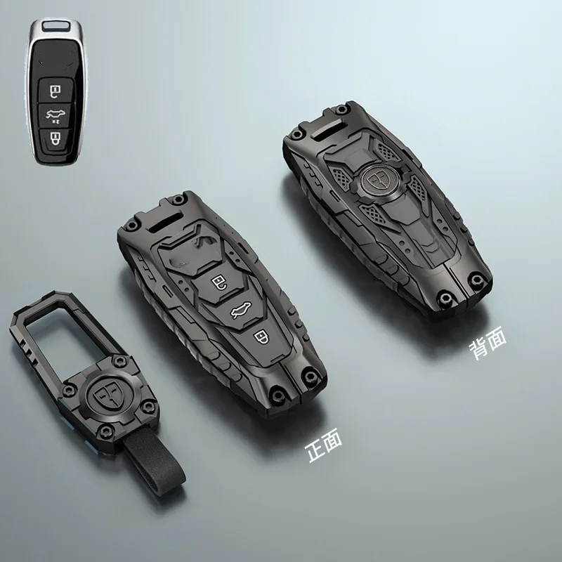 

Car Remote Key case cover Shell fob for Audi A3 A4 B9 A6 A7 4K A8 e-tron Q5 Q8 C8 D5 sq8 key protection bag accessories