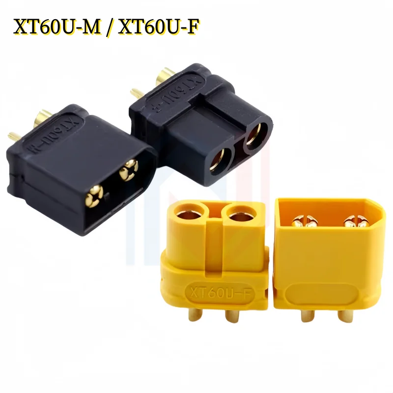 XT60U Plug-30A compatible plug-lithium battery energy storage high current connector For Rc Drone Car Boat female male XT60U-M/F