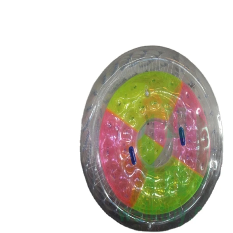 Outdoor Inflatable hamster wheel toy Double colors water roller joint  pump for road roller wheel