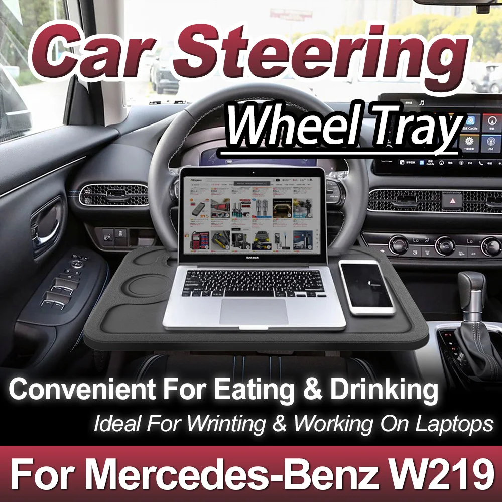 

Car Steering Wheel Desktop Tray Car Table Portable Adjustable Drink Stand Sturdy&Durable Car Cup Holder For Mercedes-Benz W219