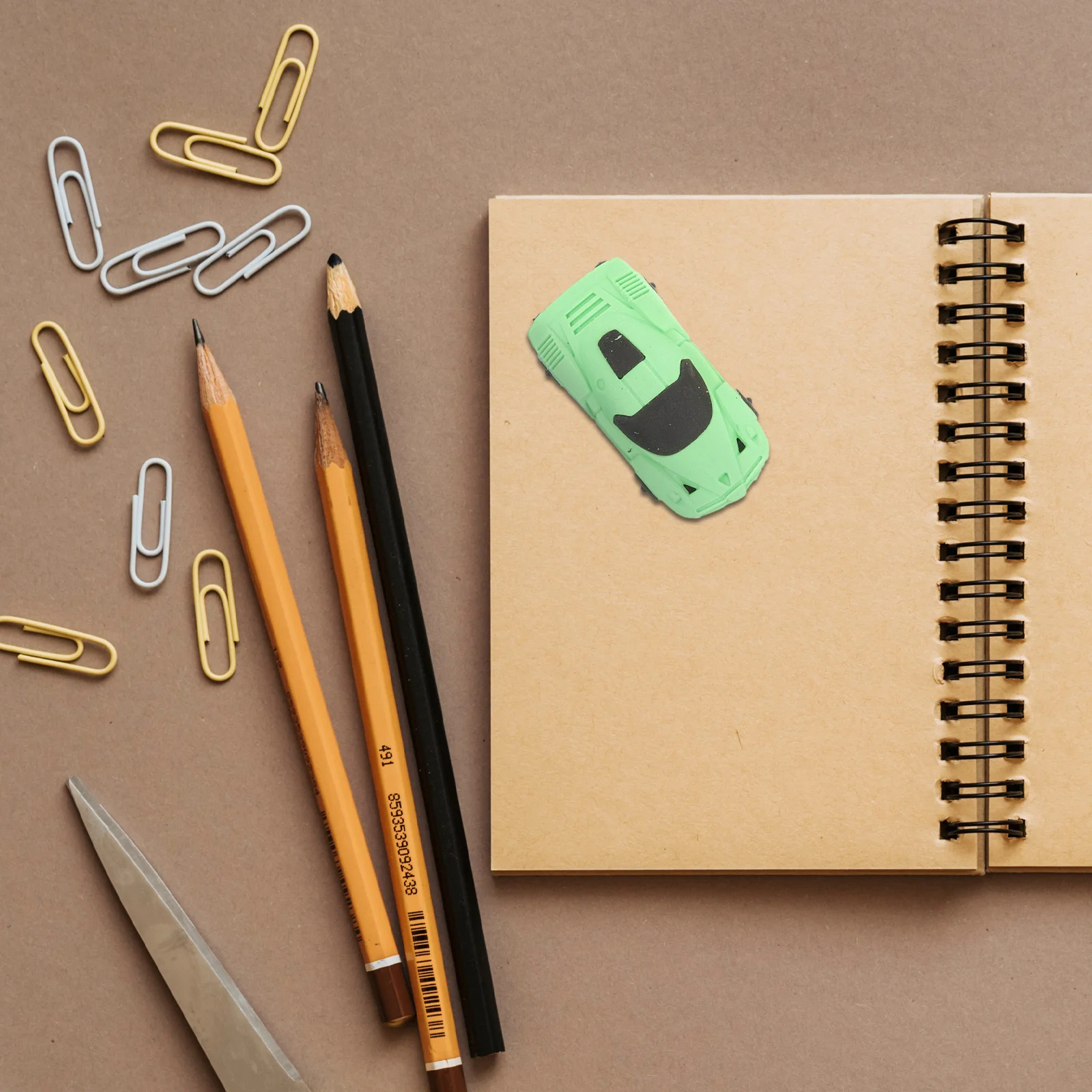 

20Pcs Racing Car Cartoon Erasers Creative Lovely Rubber Erasers for Students Drawing School Stationery Pencil Eraser