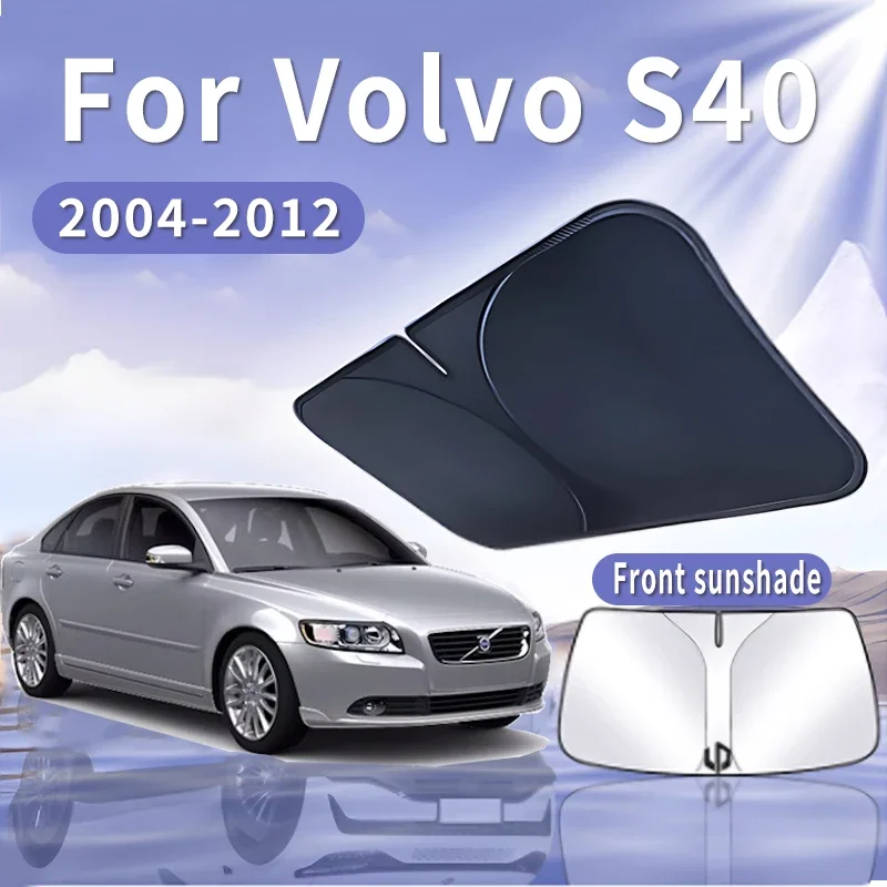 

Foldable Car Sun Visor For Volvo S40 2004~2012 2008 Front Windshield Sunshade Heat Insulation Summer Cooling Auto Accessories