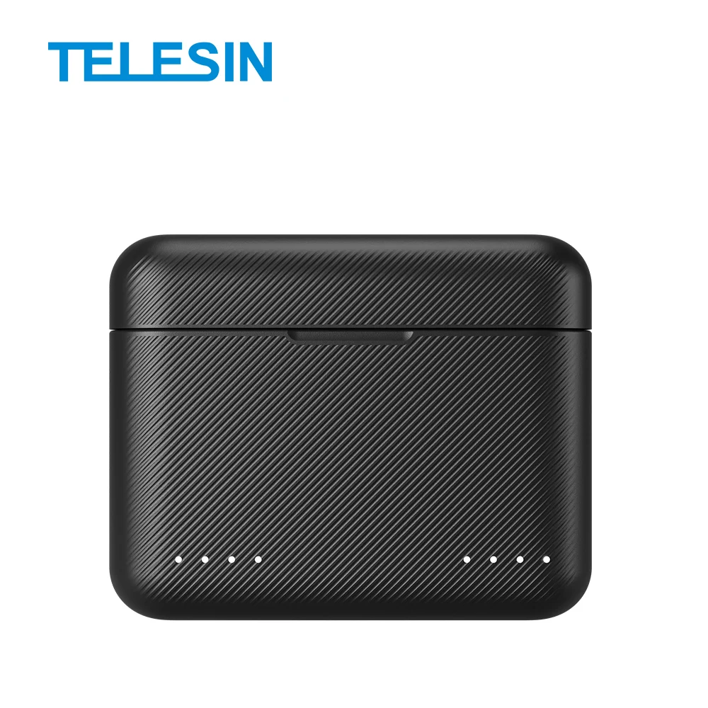 

TELESIN Battery Charger for Insta360 X3 X4 X5 with 2 Slots TF Card Storage Pocket Charger Box for Insta 360 X3 X4 X5 X5