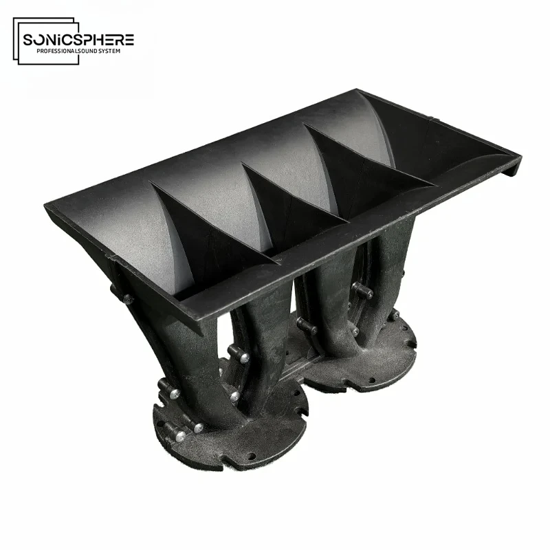SonicSphere 10 Inch Line Array Horn Speaker Accessories Kit pro Audio 284Lx160Wx180H with 2x1.4inch Parts