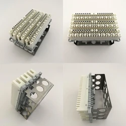 MT-2201 Krone Type Back Mount Frame for Krone LSA Module Telephone Module Bracket 1/2/3/5 Rows