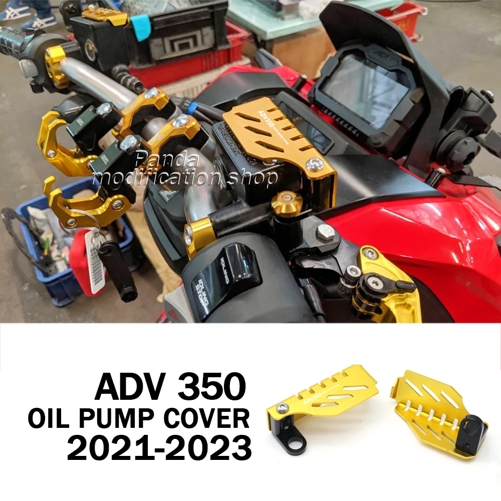 For Honda adv350 adv 350 adv 2021 2022 2023 Accessories BRAKE LIQUID TANK COVER Upper pump oil pot protective cover Trim part