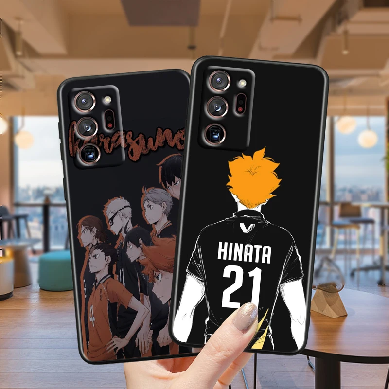 Anime H-Haikyuu T-Tobio For Samsung Note 20 10 Ultra Plus A31 A14 A12 A70 A34 A25 A04 A05 A15 A24 5G Black Cover Phone Case