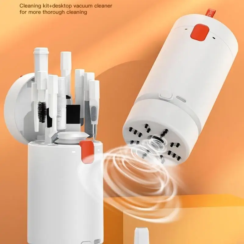 D5BBエッセンシャル21 in 1キーボードカメラクリーニングツール電動ブラシを効率的に