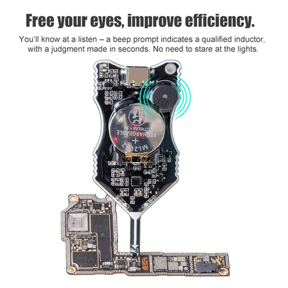 LTD-100 Inductance Tester for Mobile Phone Tablet Electronic Repair Motherboard PCB Circuit Board Inductance Detection Tool