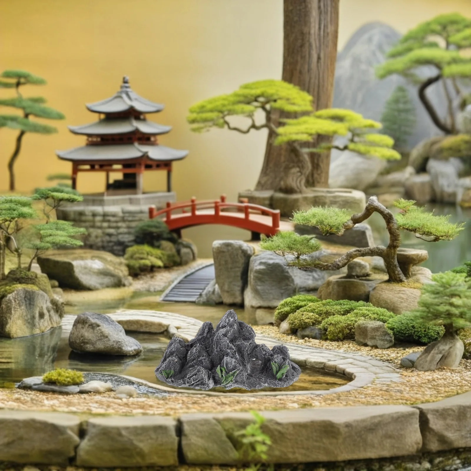 2 шт. Искусственные скалы для аквариума, террариума, декоративные горы