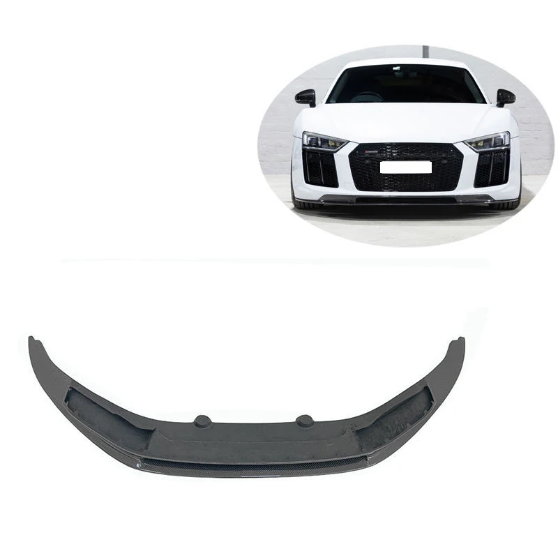 

R8 VRS Style Carbon Fiber Fibre Front Bumper Lip Splitter Fit for Audi R8 VRS Style 2017-2019