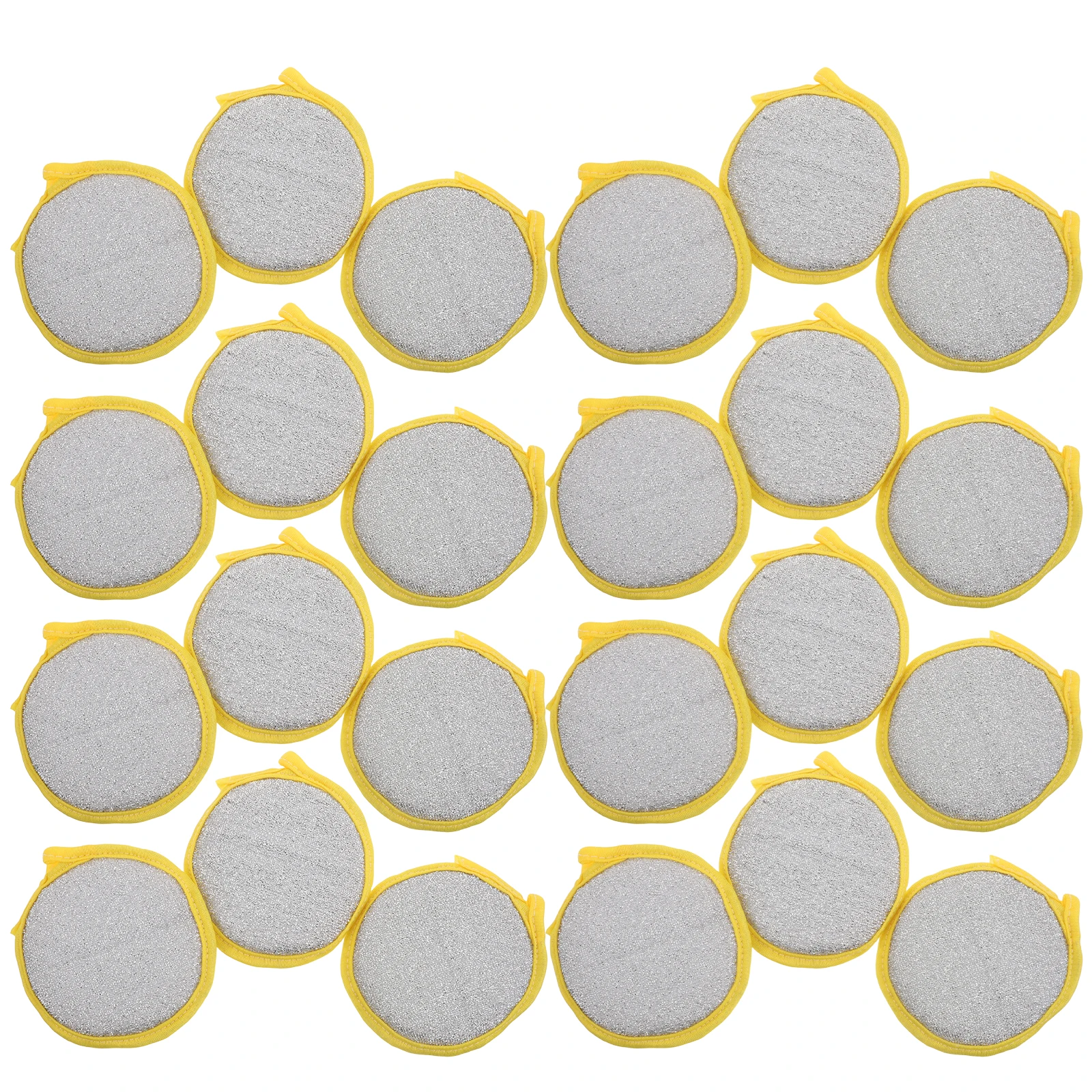 

30pcs Dual Sponge Dish Washing Scrubbers Dish Wash Cleaning Supplies Kitchen Tools Vegetable Scrubber Reusable Sponges