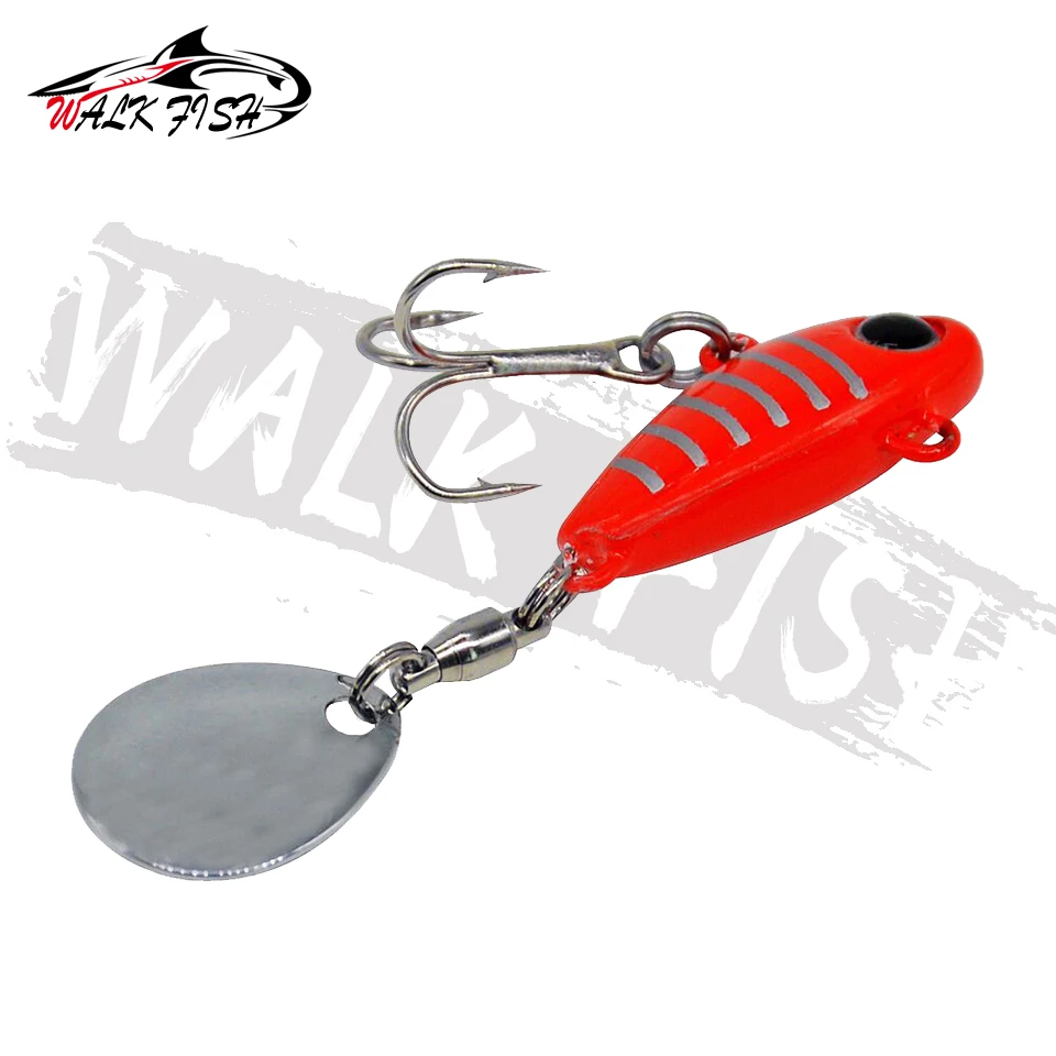 Walk Fish mini VIB metálico 10g spinner pincrankbait vibración - imagen 4