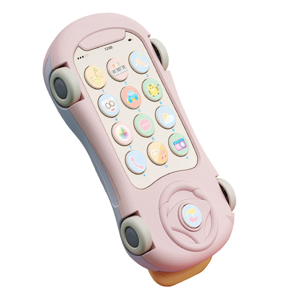 1pc macchina per la storia di illuminazione musicale giocattolo educativo per bambini telefono di simulazione multifunzionale giocattoli per bambini apprendimento educativo