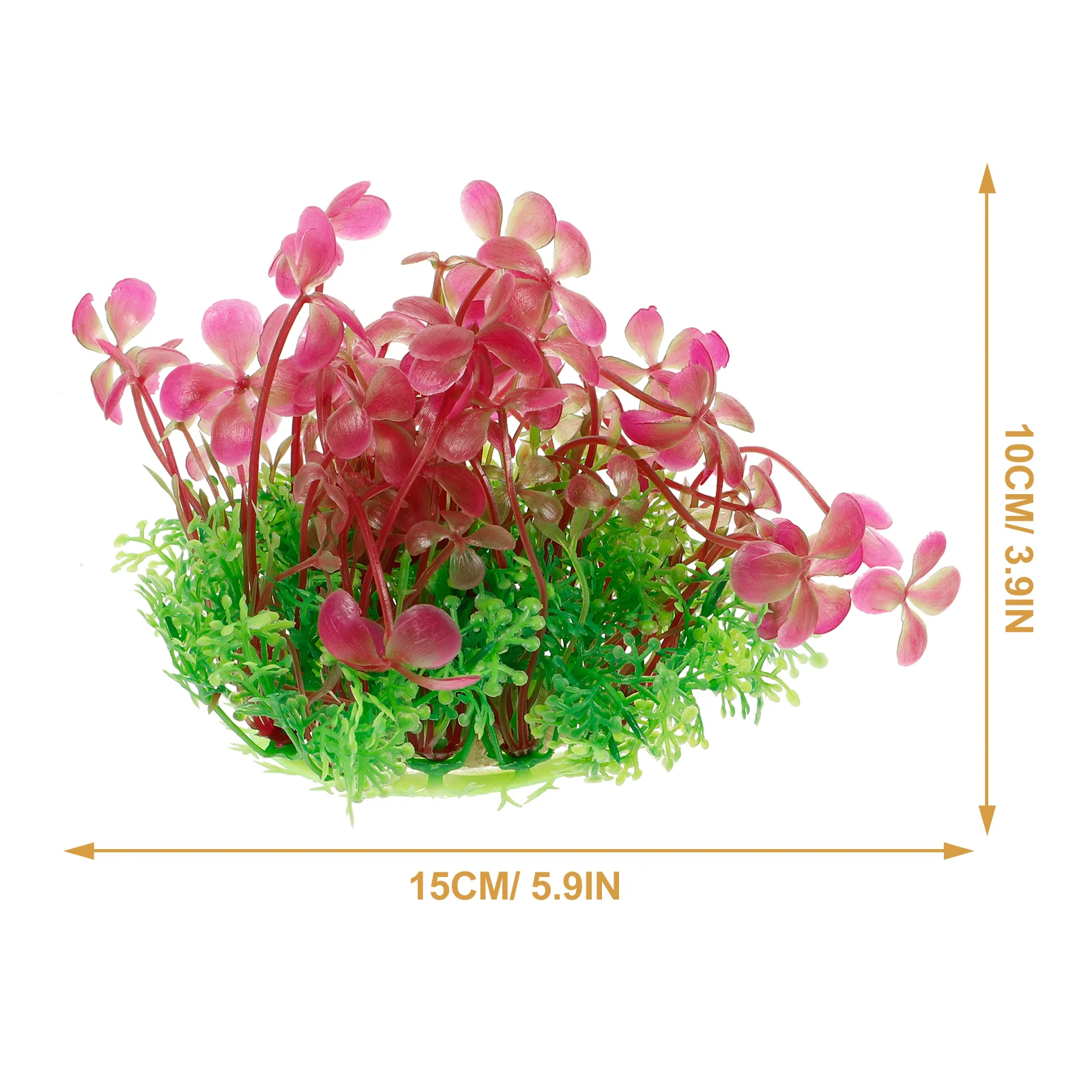 

Accessories Four Leaf Clover Decoration Decorations Aquarium Plants Plastic Fish Tank Artificial Greenery