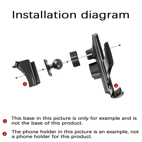 For Ford Fiesta 2009 2010 2011 2012 2013 2014 Car Phone Holder Special Fixed Bracket Base Wireless Charging Interior Accessories - Image 3