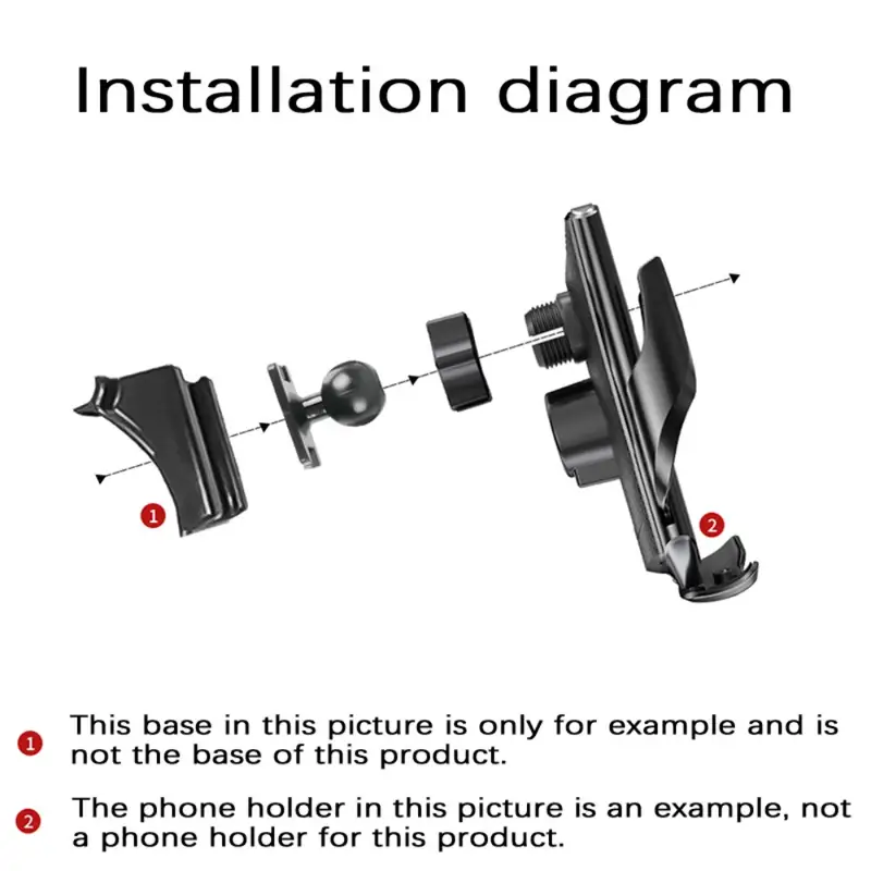 For Ford Fiesta 2009 2010 2011 2012 2013 2014 Car Phone Holder Special Fixed Bracket Base Wireless Charging Interior Accessories - Image 3