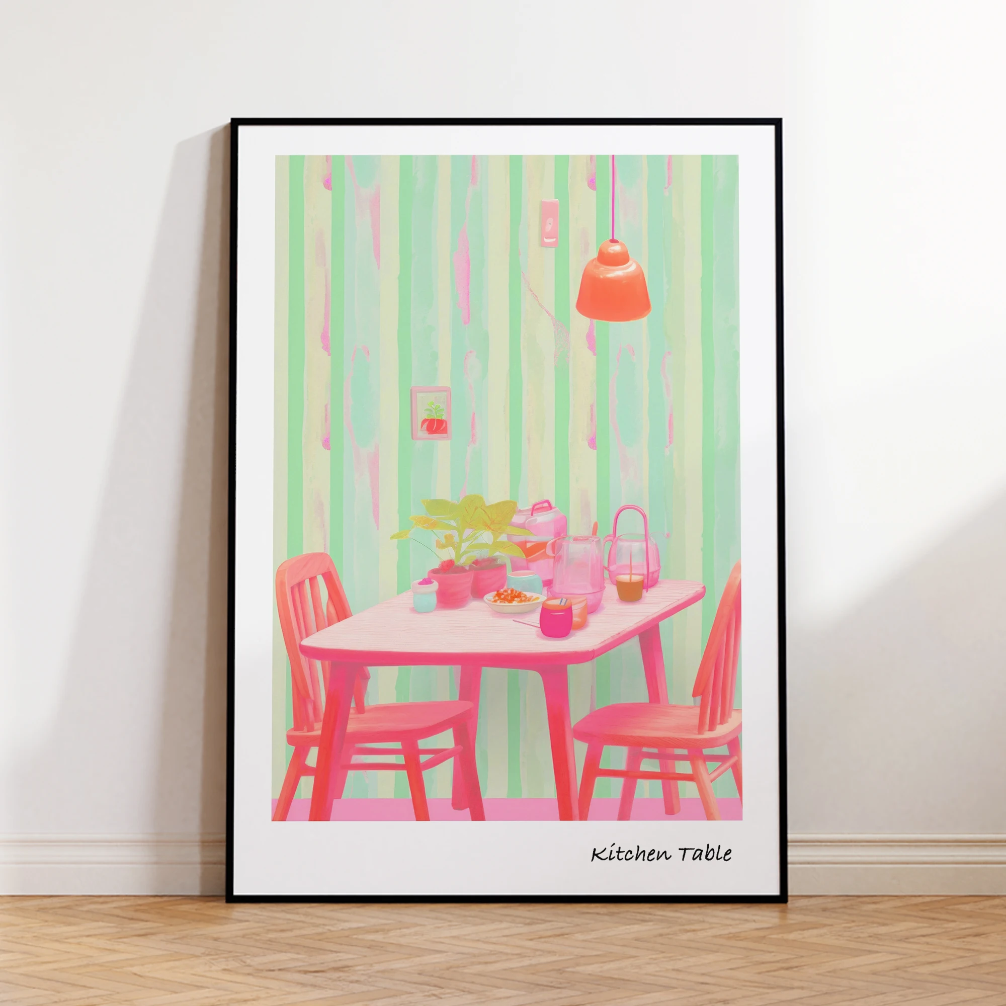 Home Decor Dopamine - Современная картина на холсте с изображением