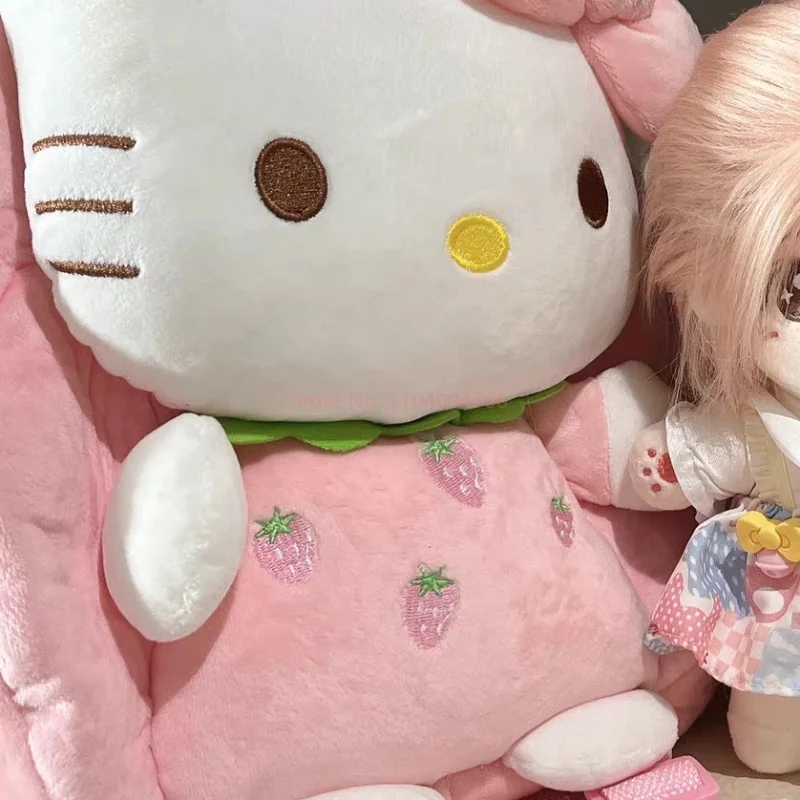 Nowa seria Sanrio Hello Kitty przedszkole Student pluszowy plecak dziecięcy śliczny plecak torba podróżna dla dziewczynek prezenty urodzinowe