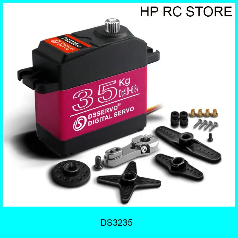 

D Pangervo DS3235 35 кг высокоскоростной сервопривод с металлической шестерней цифровой сервопривод водонепроницаемый RC Baja сервопривод для радиоуправляемых автомобилей масштаба 1/8 1/10