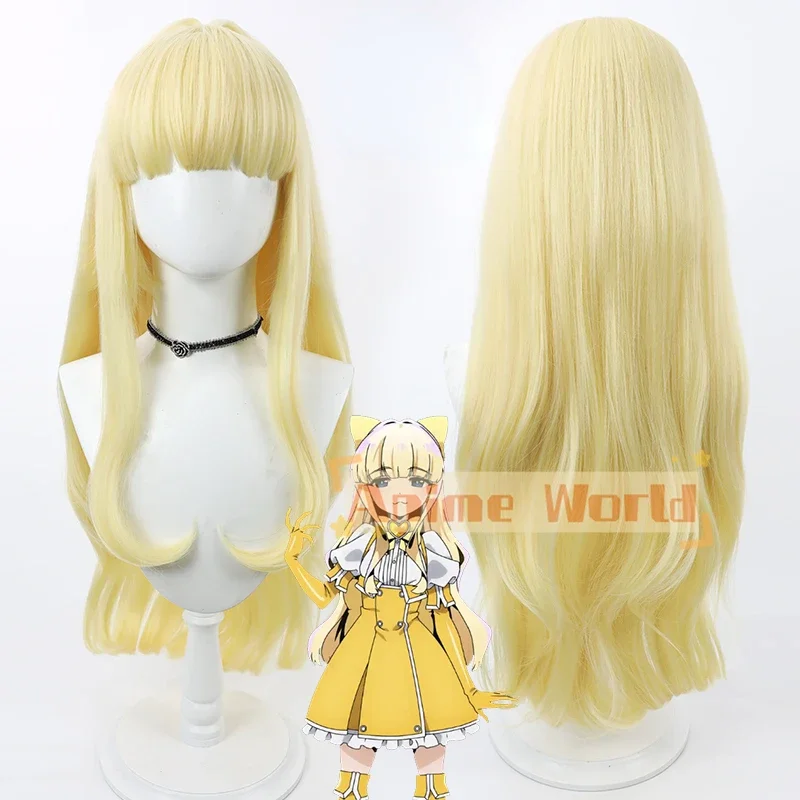 Anime admirar las chicas mágicas se apresurban sobre las chicas mágicas Tenkawa Kaoruko Magia Peluca de cosplay de azufre