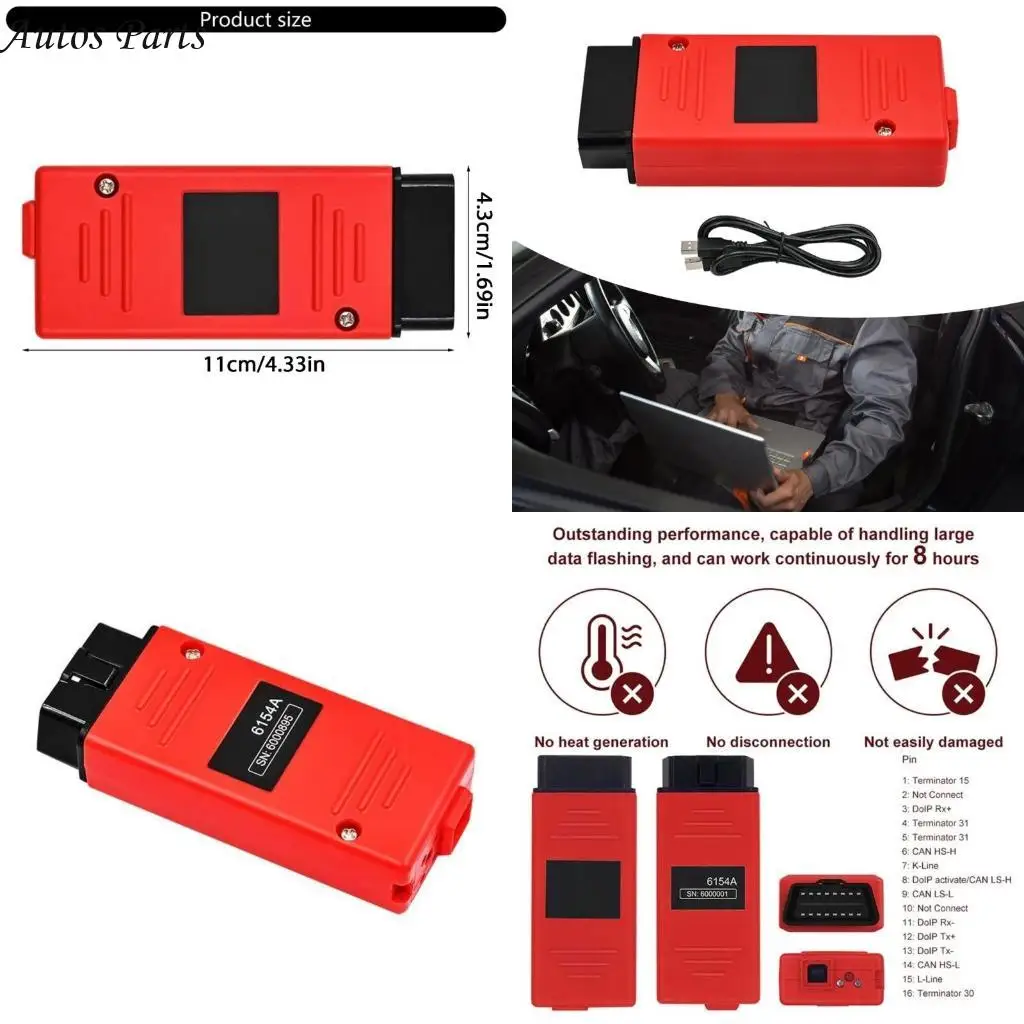 

57BA 6154A VNCI 6154A V-S24.1/ODE18 Support DoIP Driver Cover Full Function