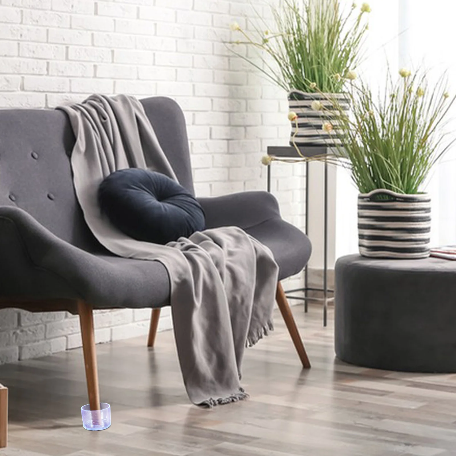 

10pcs Furniture Protectors PVC Chair Leg Covers Thickened Bottom Pads for Chairs Stools Sofas Hardwood Floor Protectors