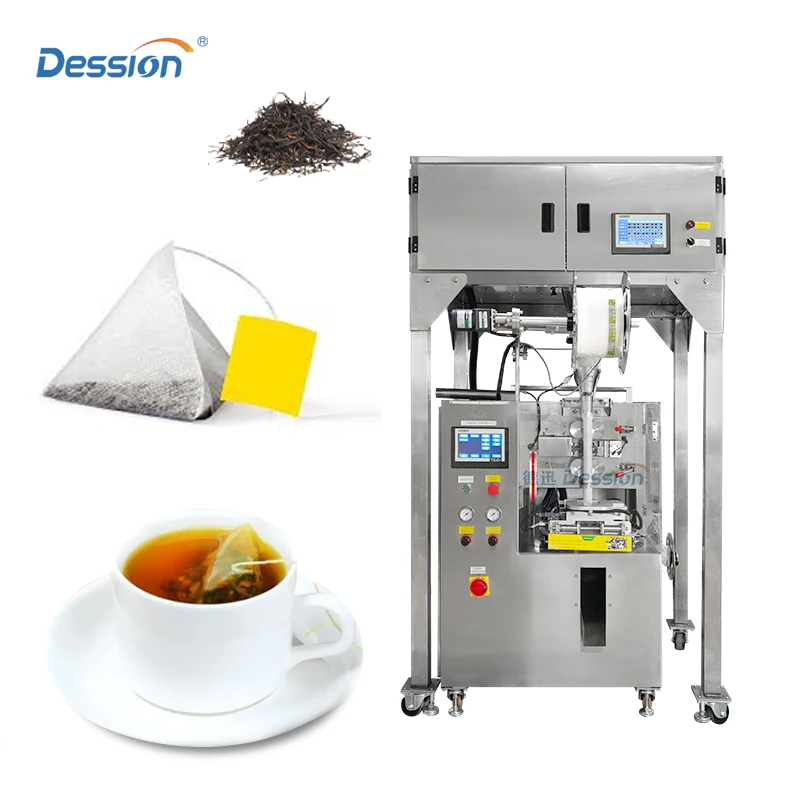 

Full Automatic Triangle Heat Seal Nylon Tea Bag Packing Machine for Small Business 3g Herbal Teabags Filling and Sealing Machine