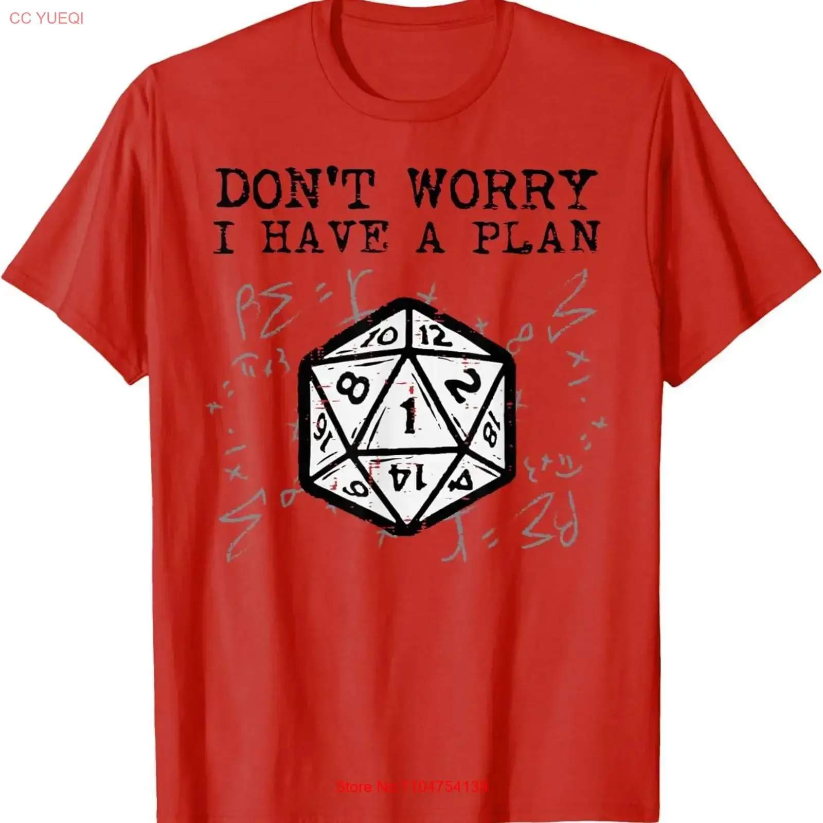 RPG Gamer Dont Worry I Have Plan Funny Men Boys Kids T Shirt vintage Washed streetwear graphic Soft Unisex Versatile