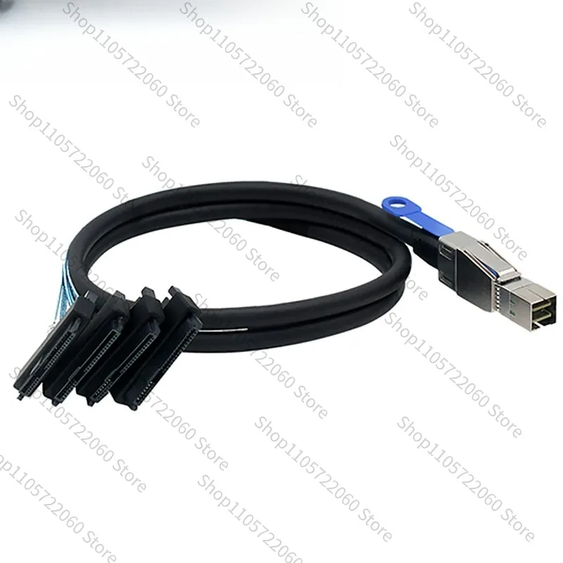 For Mini SAS HD SFF-8644 To SFF-8482 29P 2-in-1 Data Cable RAID Card SATA Hard Drive Connecting Wire