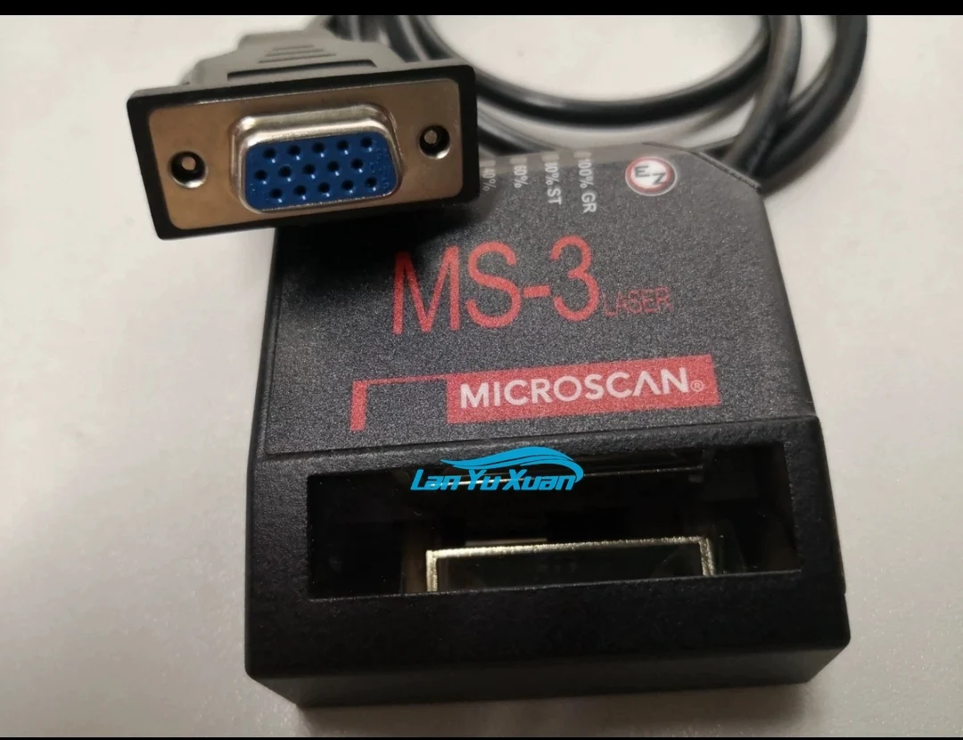 Microscan MS-3 Pemicu Otomatis Jalur Perakitan Industri Pembaca Kode Tetap Pistol Pemindaian Laser