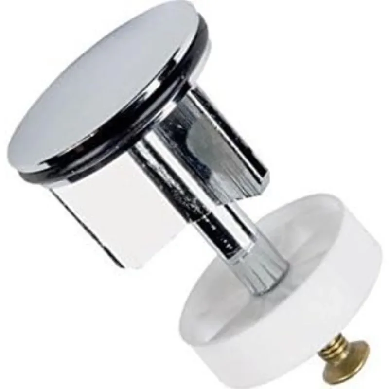 

For Kitchen & BathroomBag Multi 38mm Modern Round Pop-Up Push Drain Stopper Sprung Plug - Chrome Finish