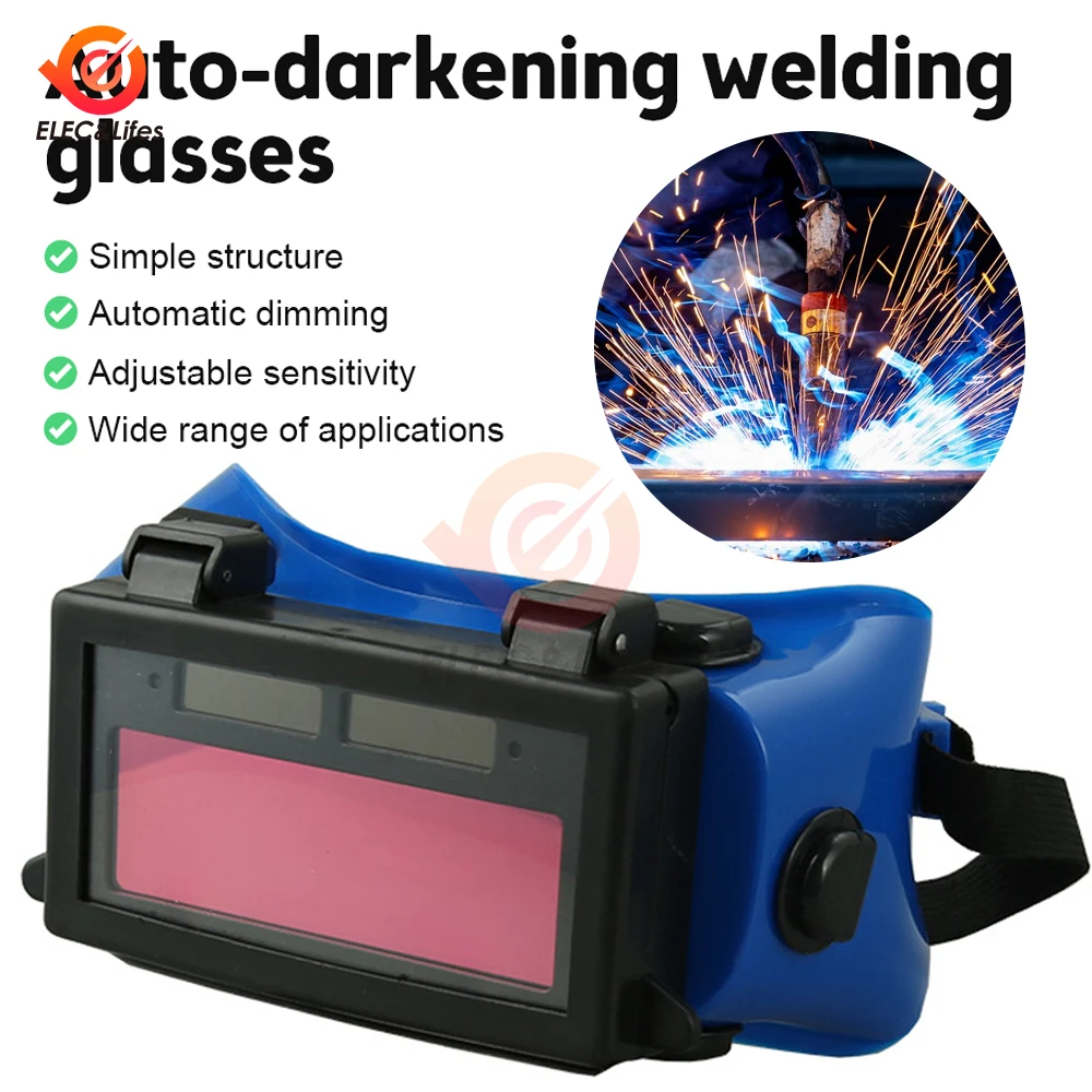 1Pcs Protective Glasses Solar Automatic Dimming Welding Mask/helmet/welding Cap/welding Lens/eye Mask Filter